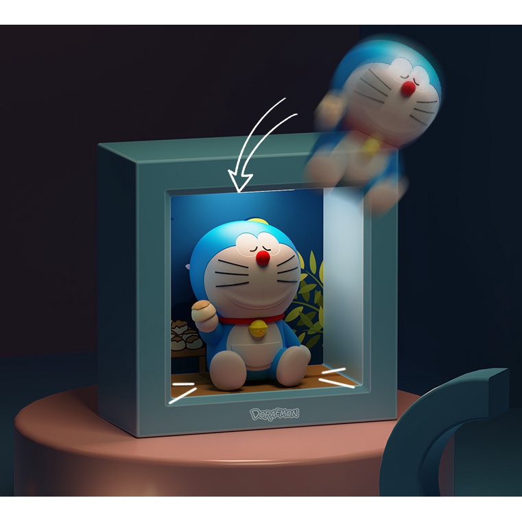 [ CHÍNH HÃNG ] Đèn ngủ kèm mô hình Doraemon