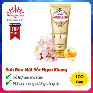 Sữa rửa mặt Sắc Ngọc Khang – Hỗ trợ làm mờ nám, tàn nhang, dưỡng da trắng sáng