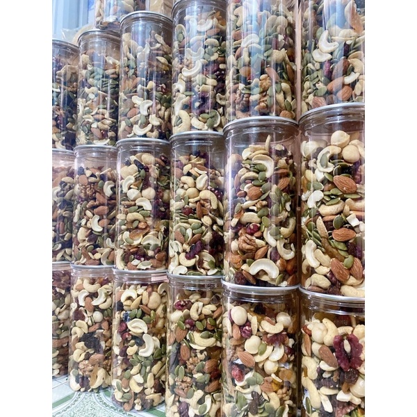Granola siêu hạt 100% Trần Anh Food - Hạt ngũ cốc Granola hạt dinh dưỡng 500gr không có dừa sấy