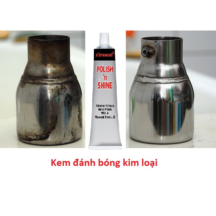 Tuýp 100g kem đánh bóng kim loại X'traseal Malaysia