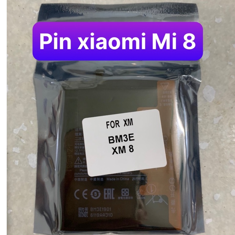 pin xiaomi MI8 / BM 3E pin dung lương 3300 / 34mah