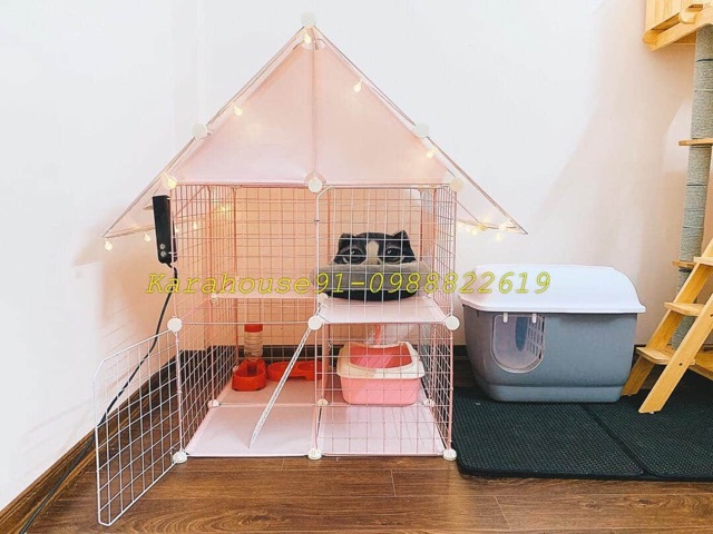 chuồng chó mèo siêu tiện ích. chuồng quốc dân