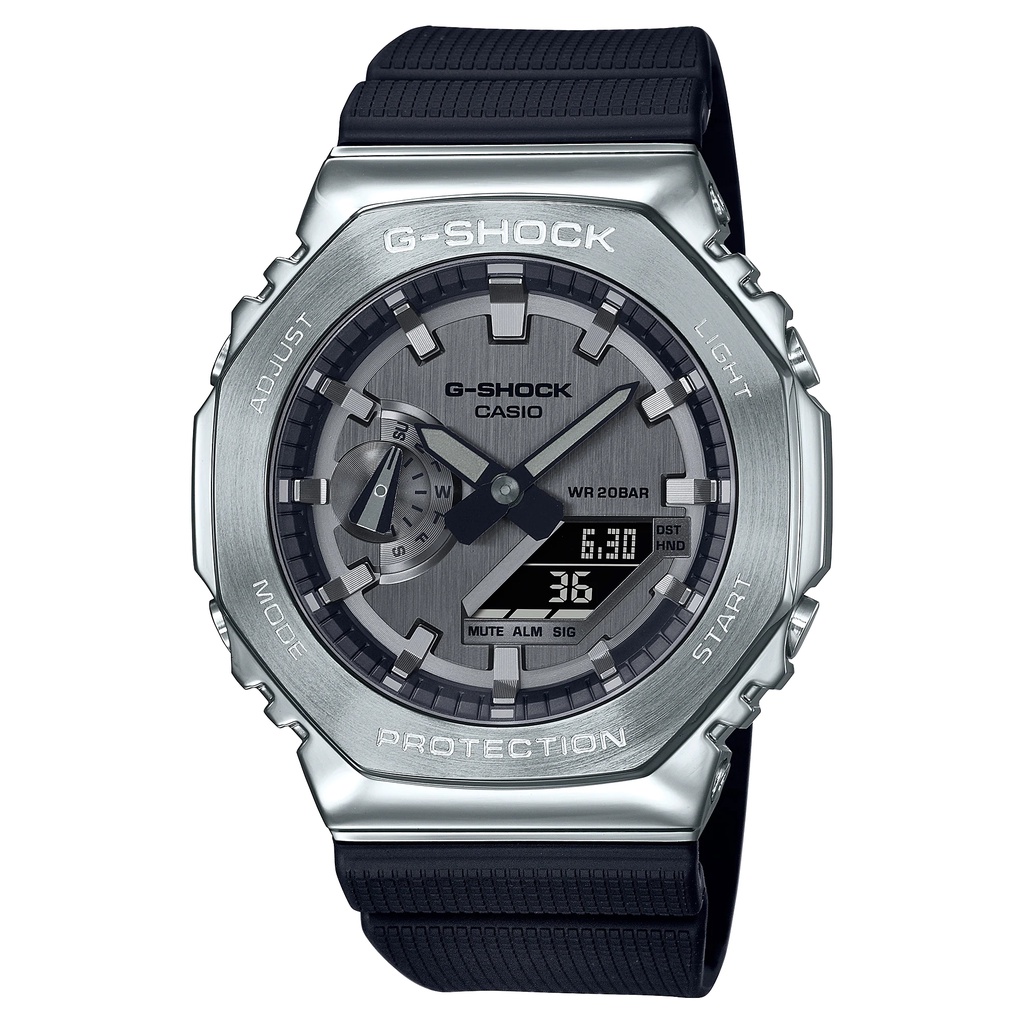 Đồng hồ nam Casio G-Shock GM-2100 / GM-2100-1A chống va đập, chống nước 200m, hàng chính hãng bảo hành 05 năm