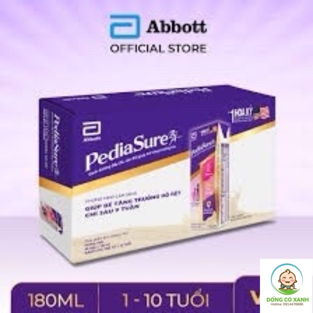 Thùng 48 hộp Pediasure pha sẵn hương vani (180ml)