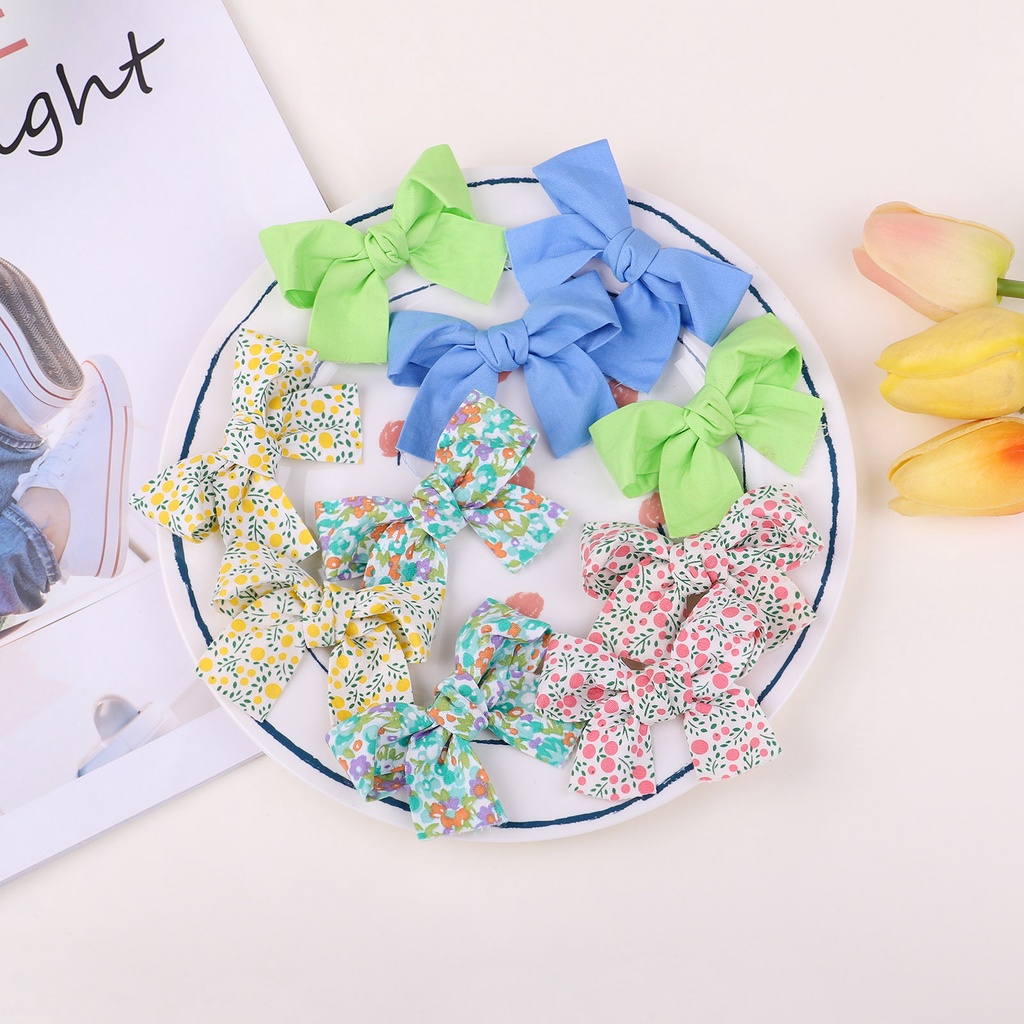 Kẹp tóc KIDSBOWS gắn nơ nhỏ phong cách thời trang cho bé gái