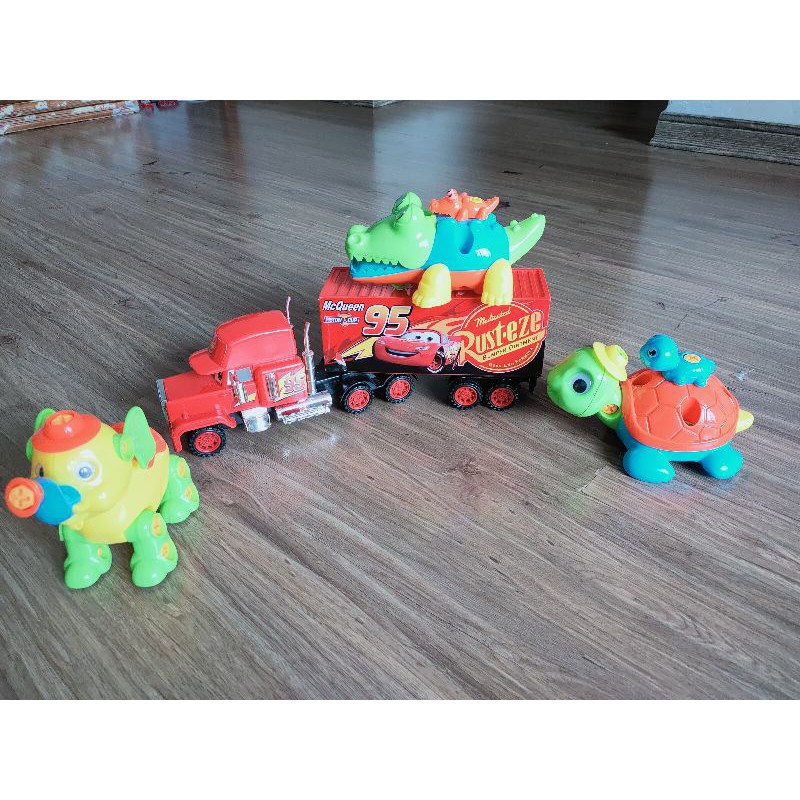 ĐỒ CHƠI THÁO LẮP CÁ SẤU CÕNG CON CỠ TO 20CM