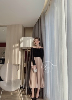 Áo thun trễ vai body