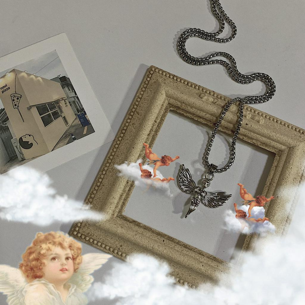 vòng cổ Mặt Thần Tình Yêu Cupid
