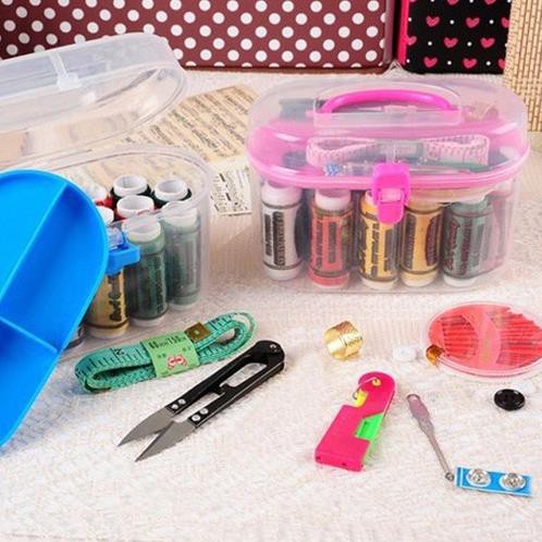 Bộ Kim Chỉ May Vá Đa Năng Kèm Hộp Đựng - đồ dùng gia đình tiện dụng