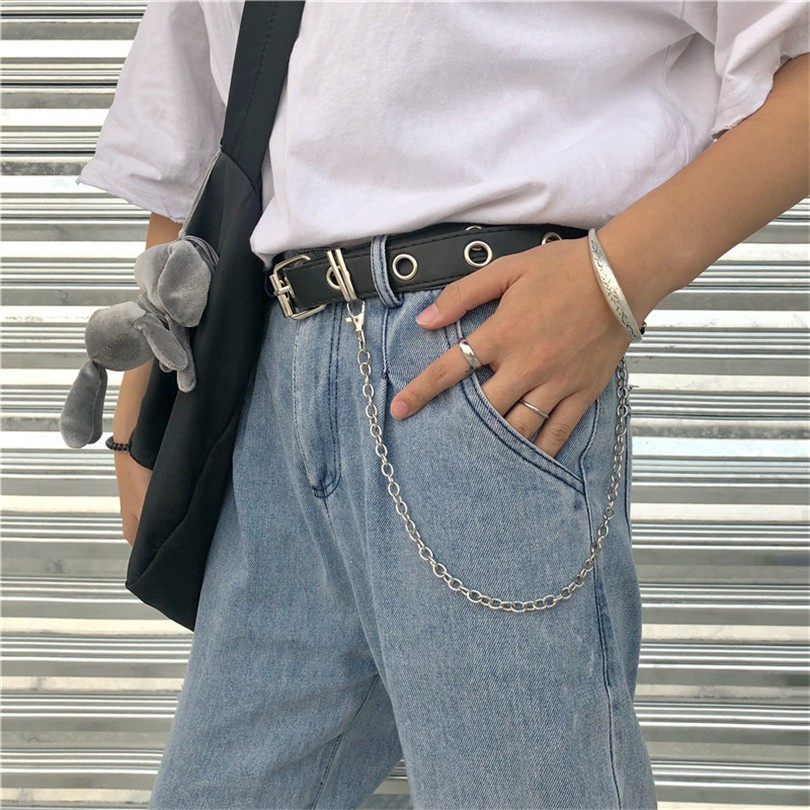 Thắt Lưng Da Kiểu Dáng Retro Phong Cách Hàn Quốc Cho Nữ