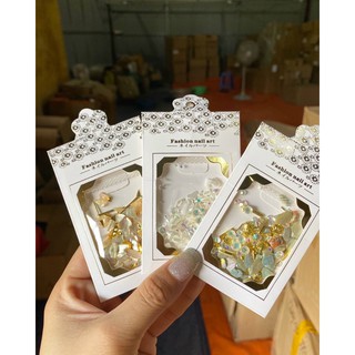 sỏi nỗi trang trí nail , sỏi ( xà cừ nổi )
