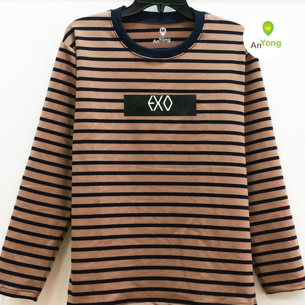 ÁO SWEATER EXO IN SỌC