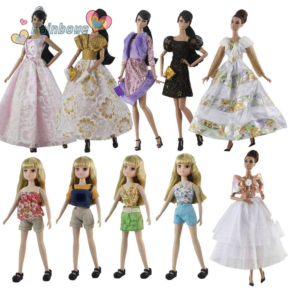 Áo Khoác Jean Màu Cầu Vồng 11.5&quot; Cho Búp Bê BJD 1/6