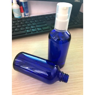 Combo 10 Chai thủy tinh màu xanh ngọc xịt giọt - 100ml