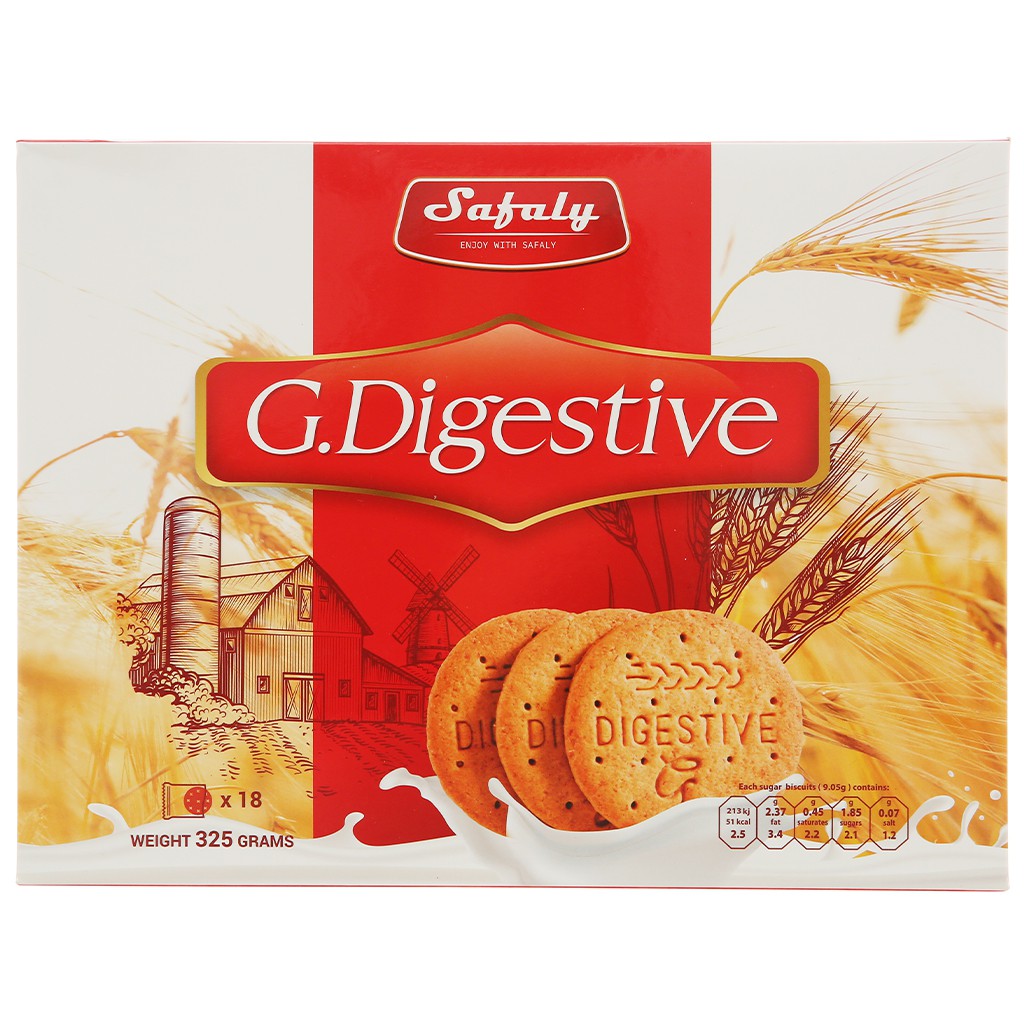Bánh quy Grona G-Digestive hộp 325g
