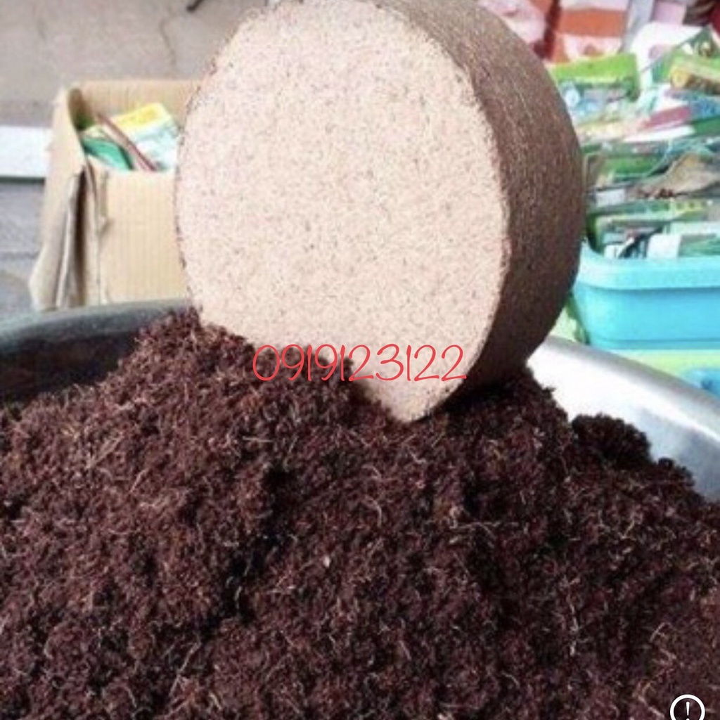 ĐẤT HỮU CƠ MỤN XƠ DỪA TRỒNG RAU,HOA CÂY CẢNH