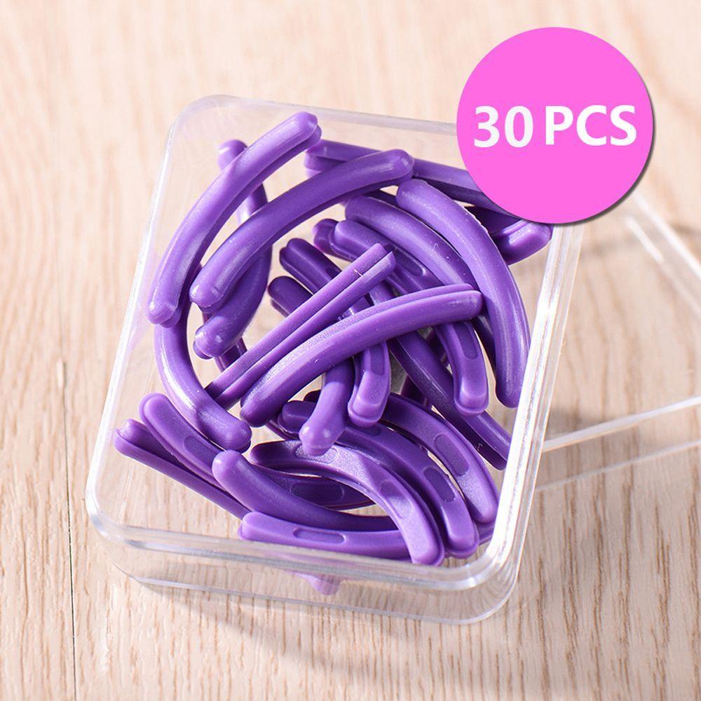 Set 30 Miếng Đệm Silicone Mềm Mại Hỗ Trợ Bấm Mi Tiện Lợi