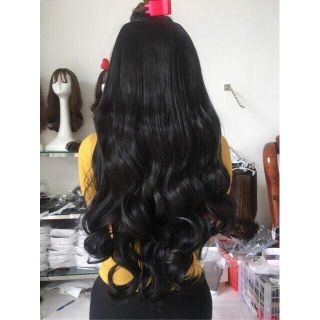 Tóc kẹp U xoăn dài