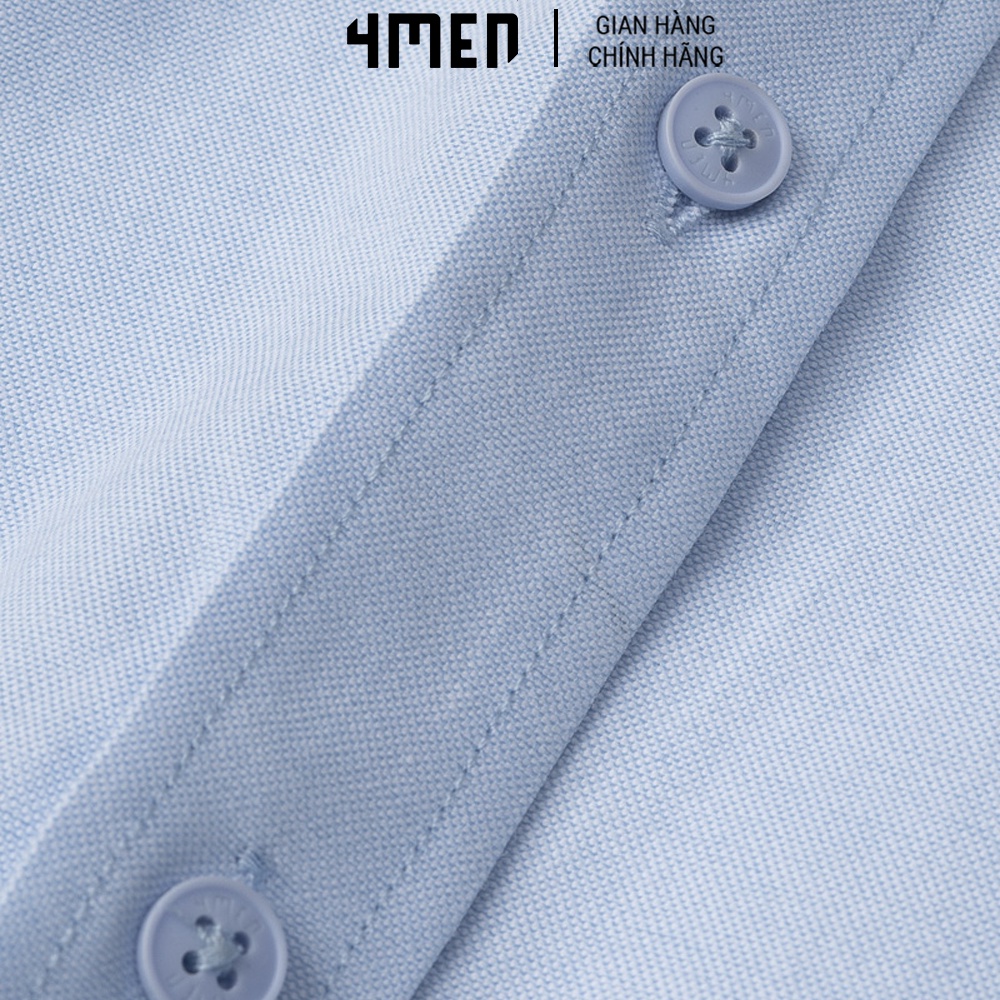 Áo Sơ Mi Nam Form Loose Escape 4MEN SM095 dài tay vải chéo mềm mịn, thoáng mát, lên dáng đẹp, trẻ trung