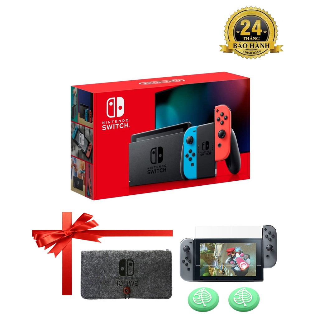 Máy Chơi Game Nintendo Switch Console [Neon Blue/Red] – New Version - Bảo Hành 12 Tháng