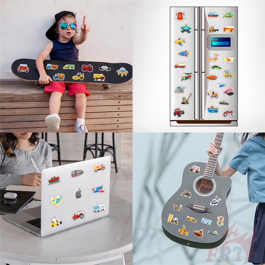 50Pcs/Set ❉ Vehicle Series 04 Cars Bus Truck Stickers ❉ DIY Fashion Waterproof Doodle Decals Stickers