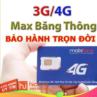 Sim 3G 4G Mobifone – Không Giới Hạn Tốc Độ – Dung Lượng– Bảo Hành Trọn Đời