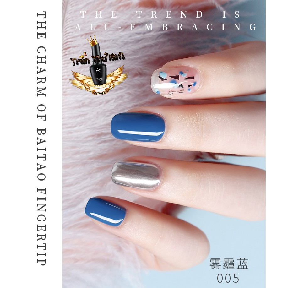 Sơn gel AS - màu xanh biển mã ML