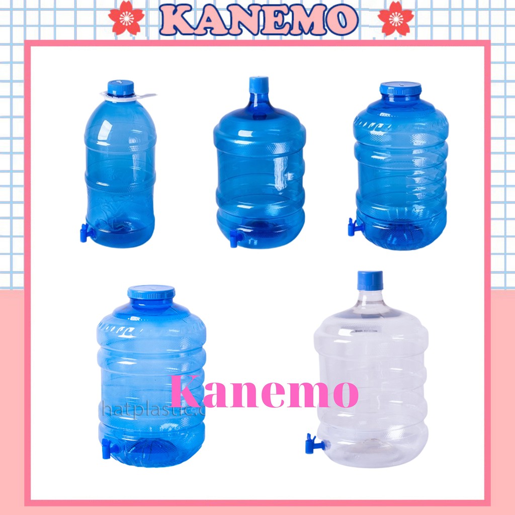 Bình nhựa đựng nước kanemo bình đựng nước có vòi 7,5 lít, 18 lít, 20 lít