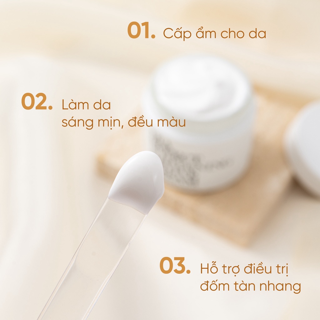 Kem Dưỡng Da Nâng Tone Ngày Đêm Dia Effect Whitening Revive Cream So Natural Hàn Quốc 70gram