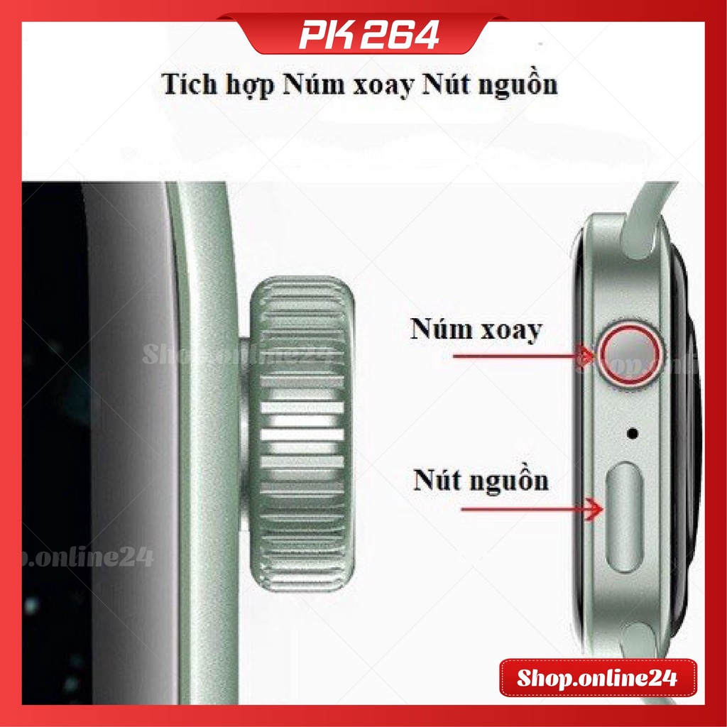 Watch 7 Đồng hồ thông minh Z36 Smartwatch Series 7 Sạc không dây, Nghe gọi bluetooth, Thay ảnh, dùng được 2 nút