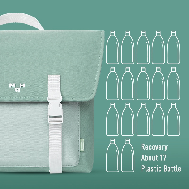 MAH OLI Túi Cambridge phong cách tái chế Ba lô máy tính xách tay du lịch giải trí – tiêu chuẩn