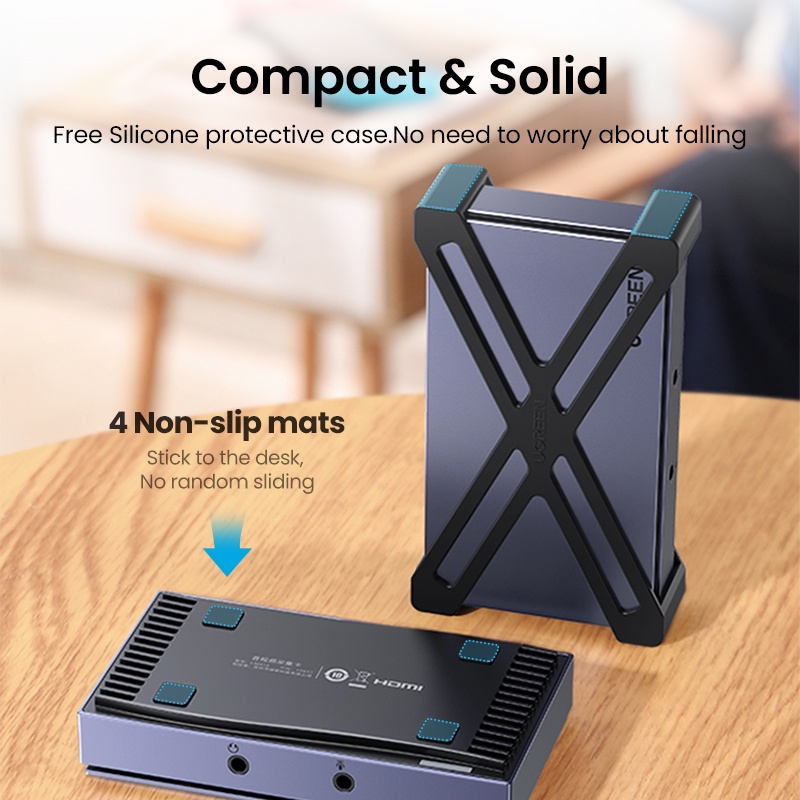 [Mã ELBMO2 giảm 12% đơn 500K] Thẻ Ghi Hình Trực Tiếp UGREEN 4K 1080P USB 3.0 HDMI 2.0