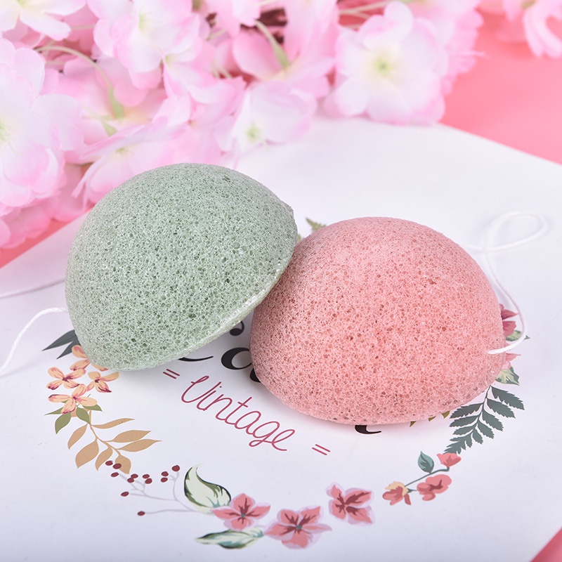 (Hàng Mới Về) Sữa Rửa Mặt Sợi konjac Tự Nhiên Làm Sạch Hiệu Quả