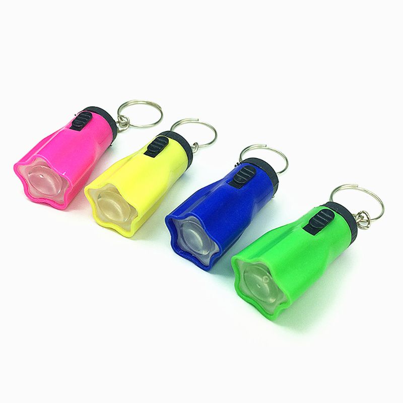 Móc khóa gắn đèn pin LED mini dành cho trẻ em