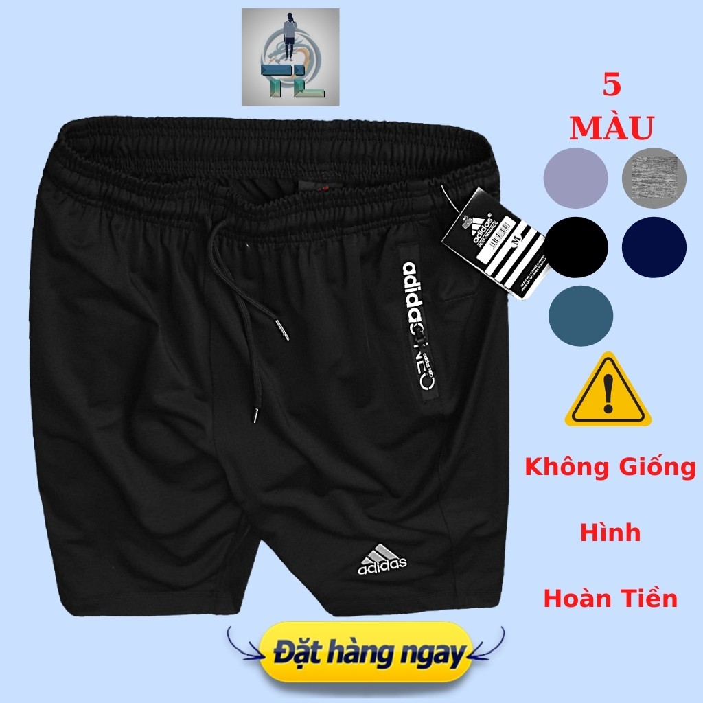 Quần short nam thể thao chất liệu thun lạnh co giãn thoáng mát FREE SIZE mặc ở nhà dạo phố tập gym chạy bộ QS16