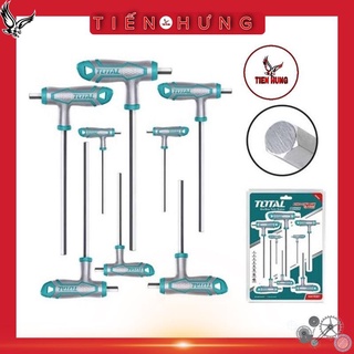 2-10mm bộ lục giác chữ t đầu bằng 8 chi tiết total thhw80816