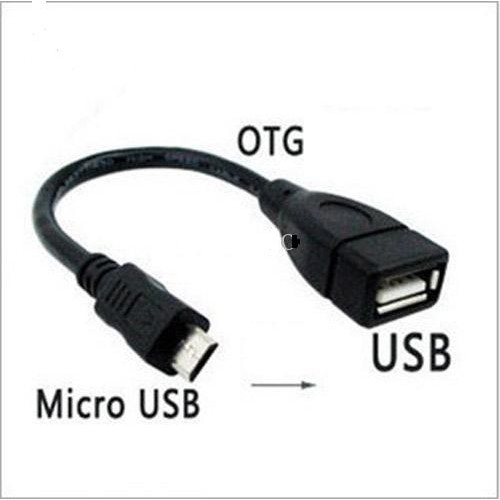 Cáp micro USB OTG [Đơn 50k tặng kẹp tóc Hàn Quốc cực xinh]