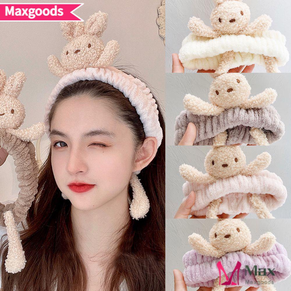 Dây Buộc Tóc Đuôi Ngựa Co Giãn Trang Trí Hình Thỏ Thời Trang