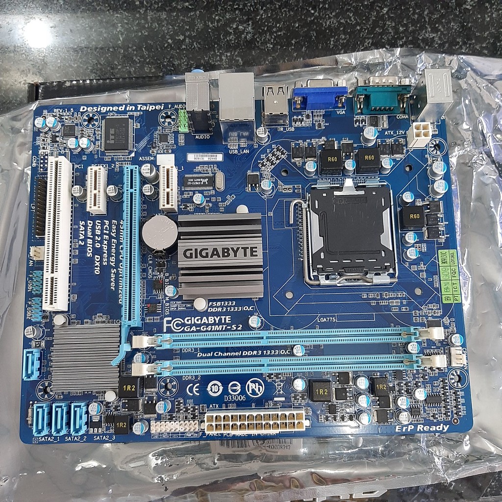 Main máy tính Gigabyte G41 : sử dụng cho dòng CPU Core2