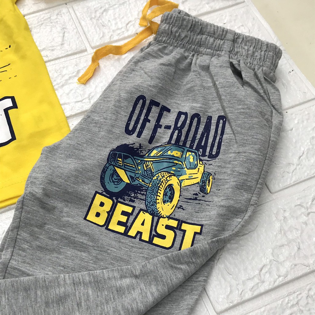 Bộ dài vải xuất Gap tay nối sành điệu cho bé trai 15-48kg