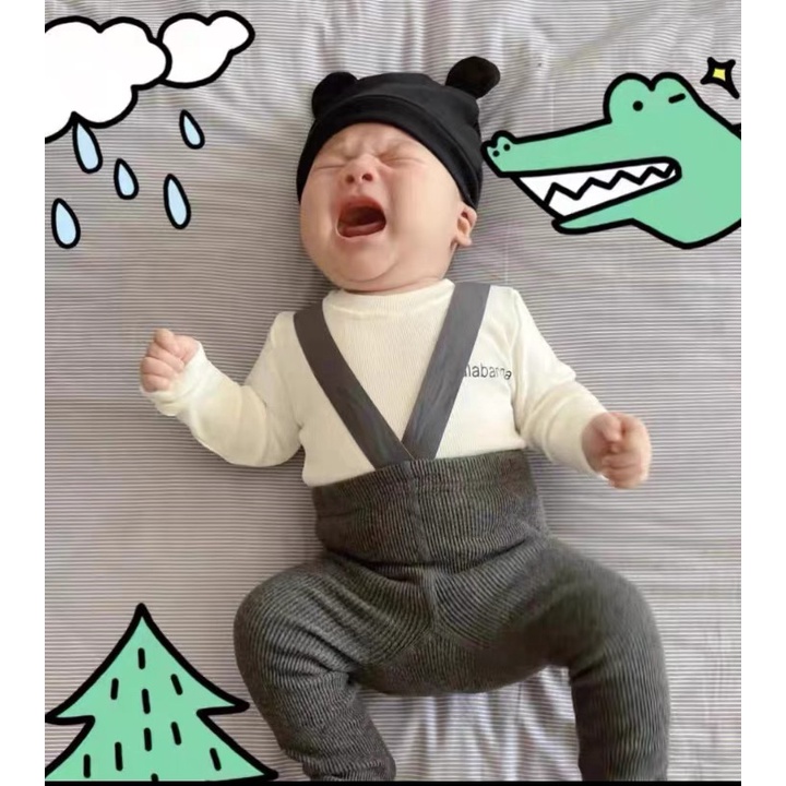 Quần yếm len cute cho bé trai - bé gái
