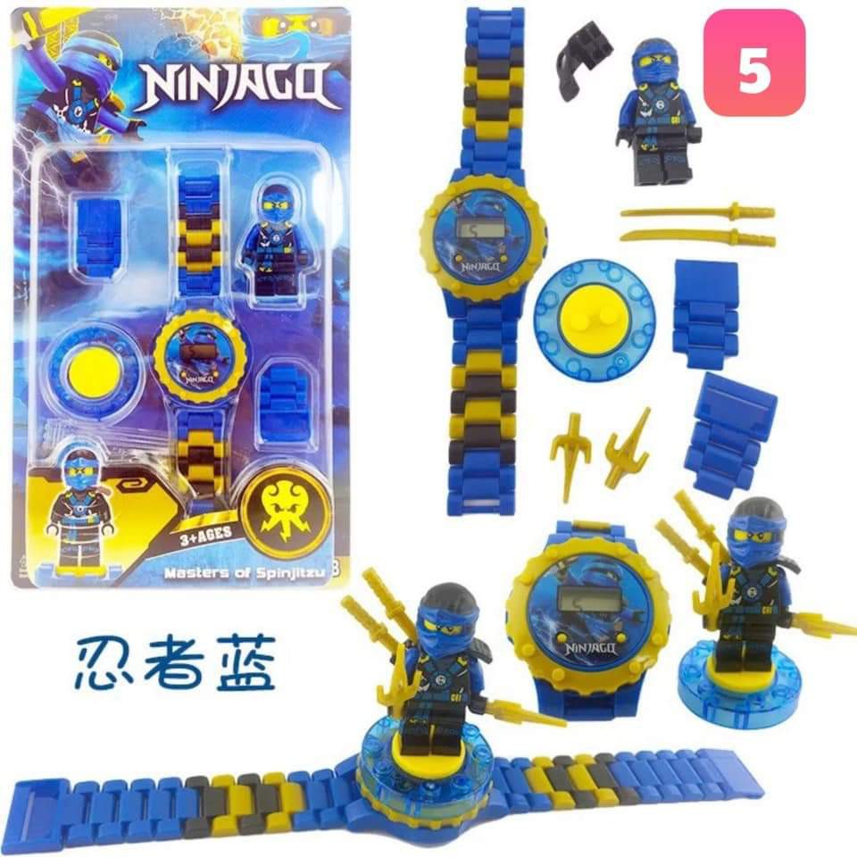 Đồng hồ lắp ráp lego cho bé