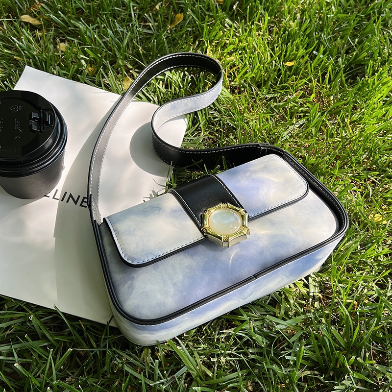 Túi Đeo Vai Có Khóa Kéo Phong Cách Pháp Thời Trang Cho Nữ