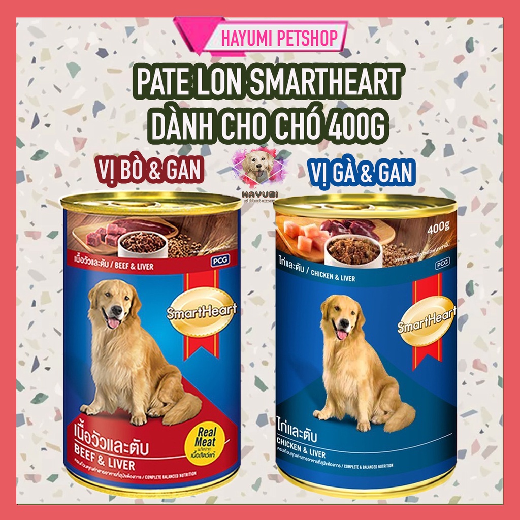 PATE LON SMARTHEART CHO CHÓ - 400G