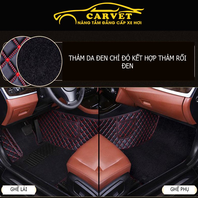 Thảm lót sàn ô tô 6D kèm thảm rối chống bẩn cao cấp cho xe Toyota Altis 2014-2021
