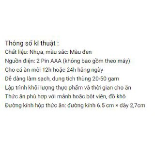 Máy cho cá ăn tự động