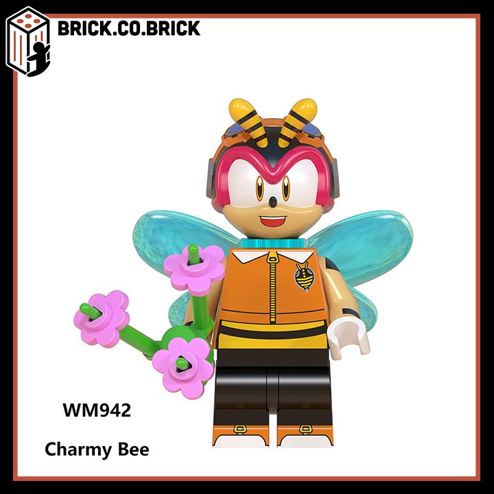 Minifigures nhân vật lego Sonic đặt biệt - Mô hình mini lắp ráp Ray Rabbit Charmy Bee Tikal blaze và Storm - WM6087