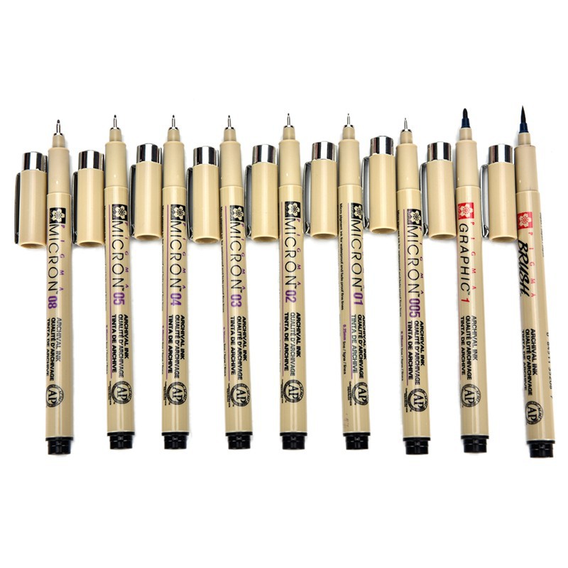 Bộ 9 Bút Lông Màu Vẽ Tranh