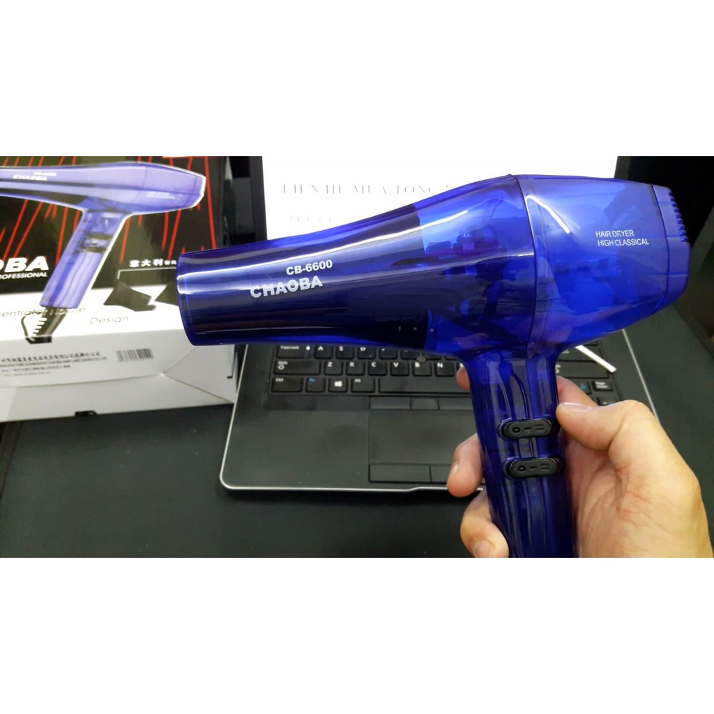 Máy sấy tóc Chaoba CB-6600 - Xanh gradient trung tính, 2400W, bảo vệ quá nhiệt