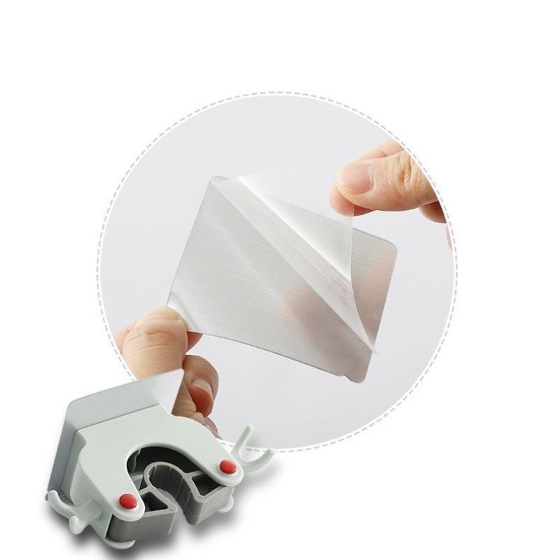 Móc - Giá Dán Tường Treo Chổi &amp; Cây Lau Nhà, Sản Phẩm Tiện Dụng, Móc Dán Tường Đa Năng, Kingler 4029